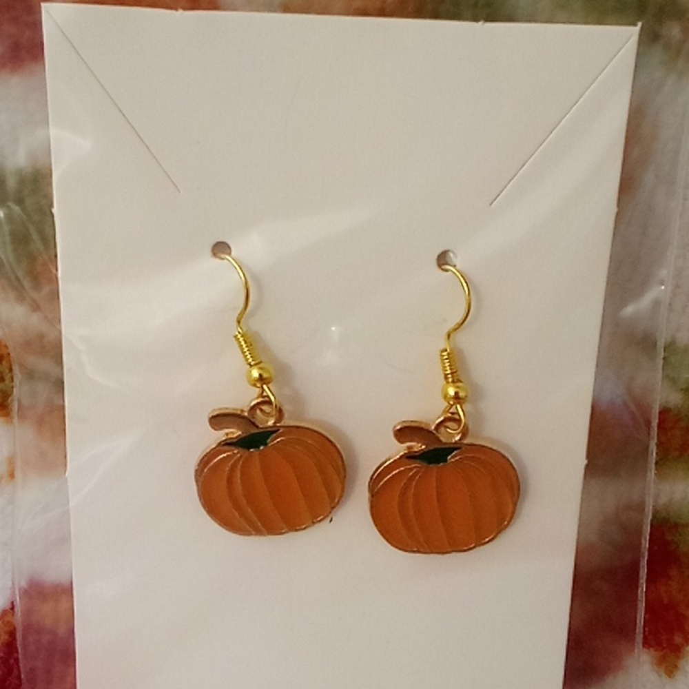 Pumpkin Earrings